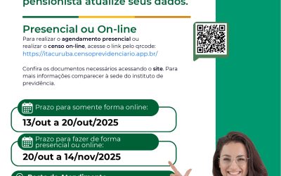 Atenção, segurado! Mantenha seus dados atualizados participando do Censo Previdenciário de 2025.